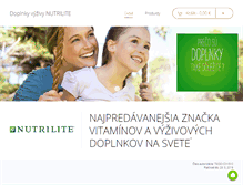 Tablet Screenshot of doplnky-vyzivy.com